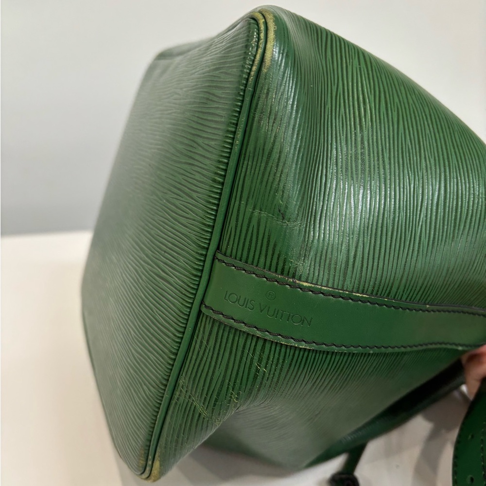 Vintage Louis Vuitton Green Epi Petit Noé Bucket Bag Shoulder Bag - Picture 11 of 16